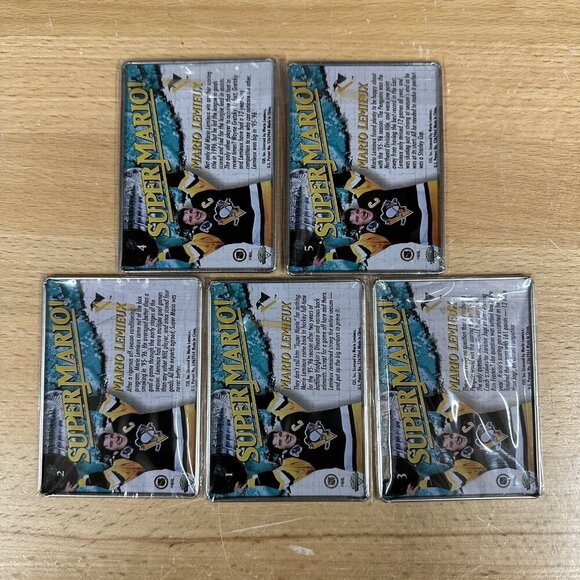 PITTSBURGH PENGUINS SUPER MARIO LEMIEUX ALL METAL COLLECTOR TRADING CARDS - Picture 3 of 6